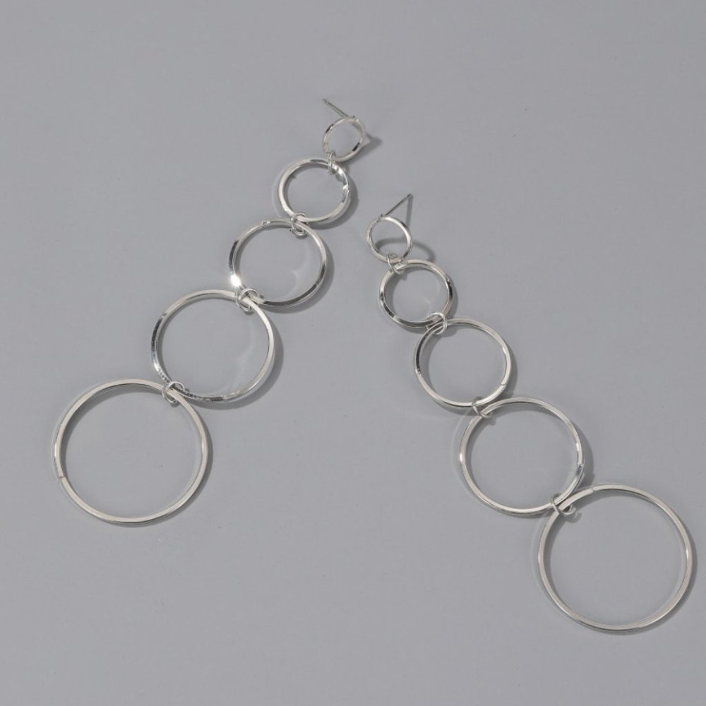Dangle Hoops - Picture 3 of 8